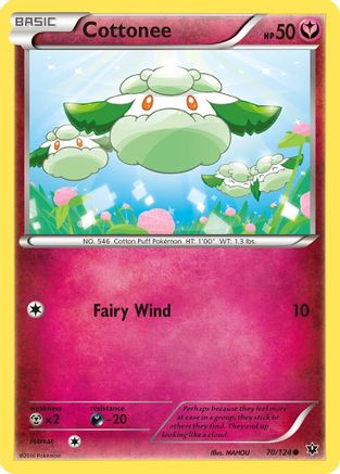 Cottonee 070/124 - XY Fates Collide