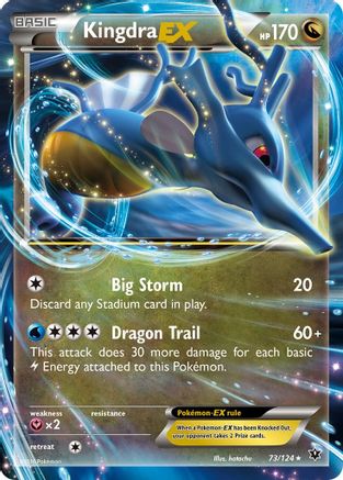 Kingdra EX 073/124 - Holofoil XY Fates Collide