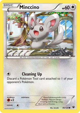 Minccino 086/124 - XY Fates Collide