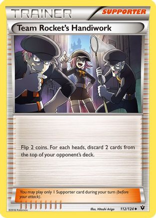 Team Rocket's Handiwork 112/124 - XY Fates Collide