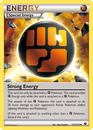Strong Energy 115/124 - Reverse Holofoil XY Fates Collide