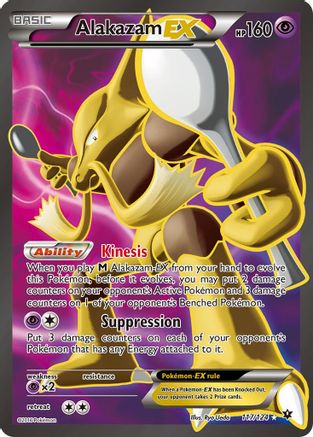 Alakazam EX (Full Art) 117/124 - Holofoil XY Fates Collide