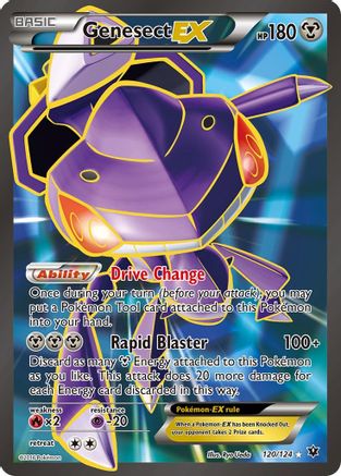 Genesect EX (Full Art) 120/124 - Holofoil XY Fates Collide