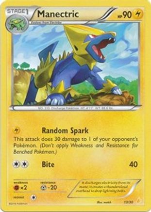 Manectric (22) (22) 022 XY Trainer Kit Pikachu Libre & Suicune