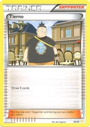 Tierno (20 - Pikachu Libre Deck) XY Trainer Kit Pikachu Libre & Suicune