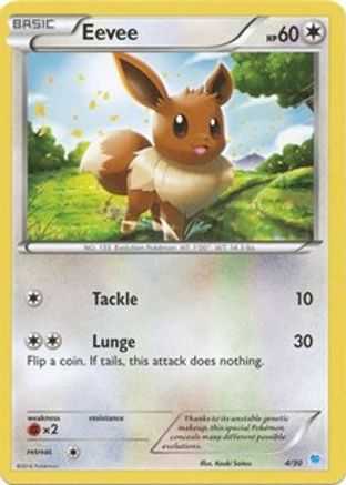 Eevee 004 XY Trainer Kit Pikachu Libre & Suicune