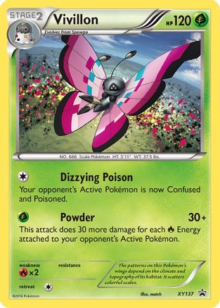 Vivillon XY137 - Holofoil XY Promos