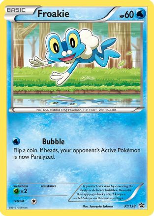 Froakie XY138 - Holofoil XY Promos