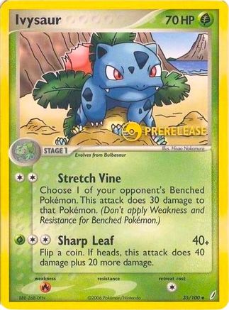 Ivysaur (Prerelease) 035/100 - Holofoil Nintendo Promos
