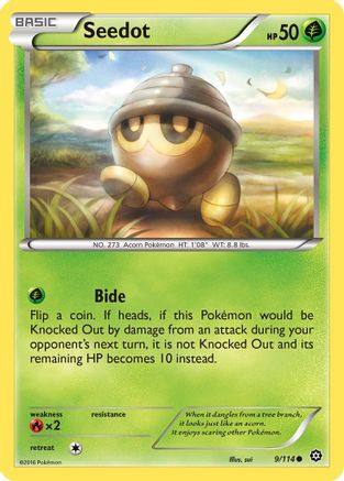 Seedot 009/114 - XY Steam Siege