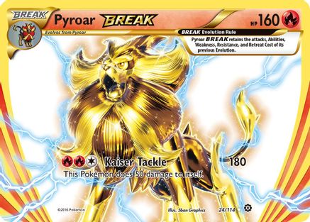 Pyroar BREAK 024/114 - Holofoil XY Steam Siege
