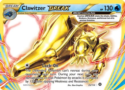 Clawitzer BREAK 035/114 - Holofoil XY Steam Siege