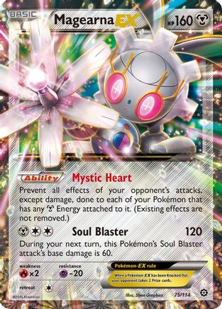 Magearna EX 075/114 - Holofoil XY Steam Siege