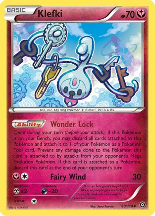 Klefki 080/114 - Reverse Holofoil XY Steam Siege
