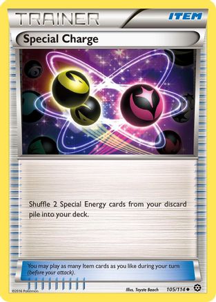 Special Charge 105/114 - Reverse Holofoil XY Steam Siege