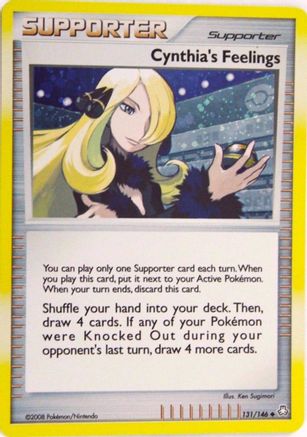 Cynthia's Feelings (Cosmos Holofoil) 131/146 - Holofoil Miscellaneous Cards & Products