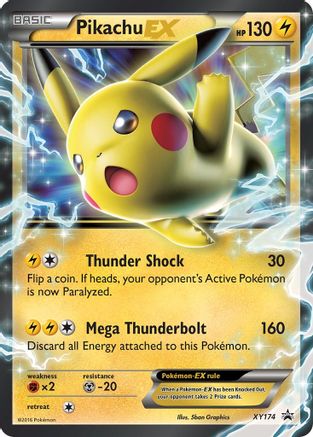 Pikachu EX XY174 - Holofoil XY Promos