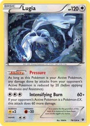 Lugia (XY Fates Collide) 078/124 - Holofoil Deck Exclusives