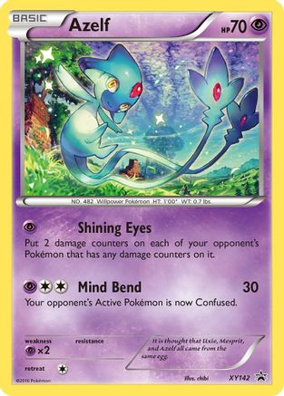 Azelf XY142 - Holofoil XY Promos