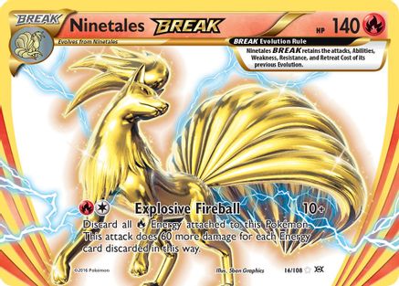 Ninetales BREAK 016/108 - Holofoil XY Evolutions