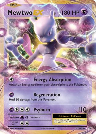 Mewtwo EX 052/108 - Holofoil XY Evolutions