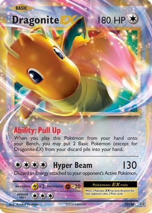 Dragonite EX 072/108 - Holofoil XY Evolutions