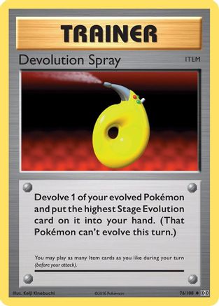 Devolution Spray 076/108 - Reverse Holofoil XY Evolutions