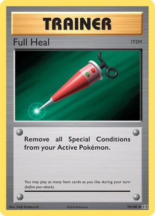Full Heal 078/108 - Reverse Holofoil XY Evolutions