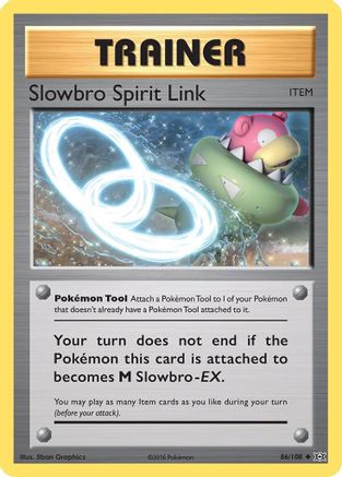 Slowbro Spirit Link 086/108 - Reverse Holofoil XY Evolutions