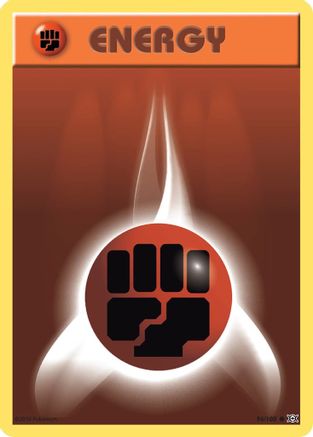 Fighting Energy 096/108 - Reverse Holofoil XY Evolutions