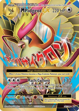 M Pidgeot EX (Full Art) 105/108 - Holofoil XY Evolutions
