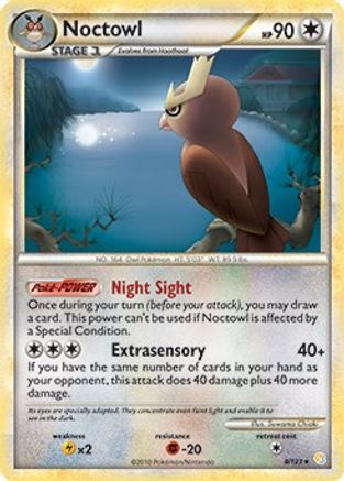 Noctowl (HeartGold & SoulSilver) 008/123 Deck Exclusives