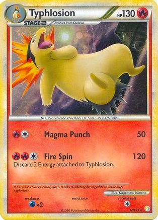 Typhlosion (Cosmos Holo) 032/123 - Holofoil Deck Exclusives