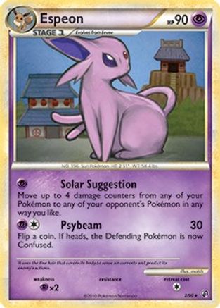 Espeon (HGSS Undaunted) 002/090 Deck Exclusives
