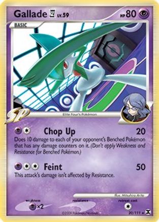 Gallade E4 (DPPt Rising Rivals) 020/111 - Holofoil Deck Exclusives