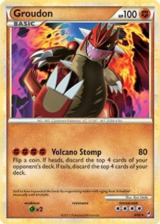Groudon (Call of Legends) 006/095 Deck Exclusives