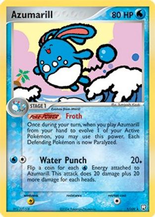 Azumarill (EX Team Rocket Returns) 001/109 Deck Exclusives