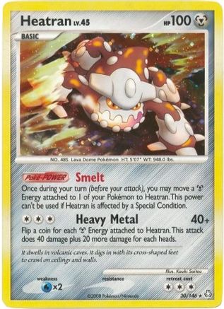 Heatran (DP Legends Awakened) 030/146 - Holofoil Deck Exclusives