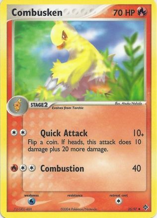 Combusken 025 EX Battle Stadium