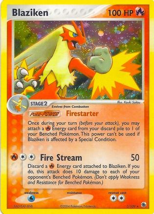 Blaziken (Holo) 003 - Holofoil EX Battle Stadium