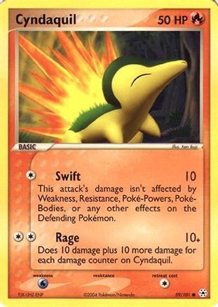 Cyndaquil 059 EX Battle Stadium