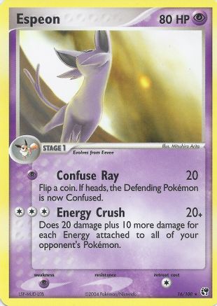 Espeon 016 EX Battle Stadium