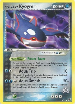 Team Aqua's Kyogre (EX Team Magma vs Team Aqua) 003/095 Deck Exclusives