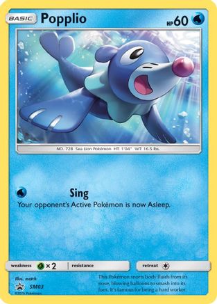 Popplio SM03 - Holofoil SM Promos