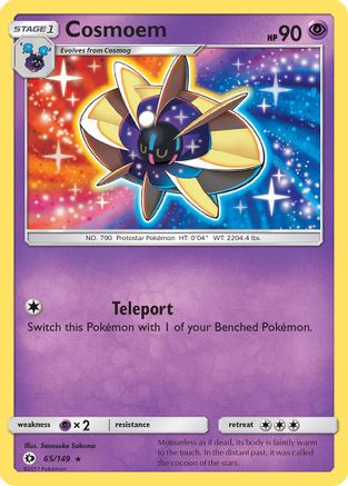 Cosmoem 065/149 - Reverse Holofoil SM Base Set