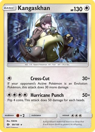 Kangaskhan 099/149 - Holofoil SM Base Set