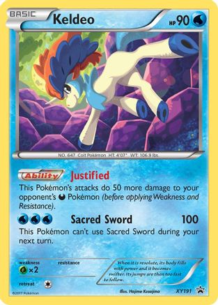 Keldeo XY191 - Holofoil XY Promos