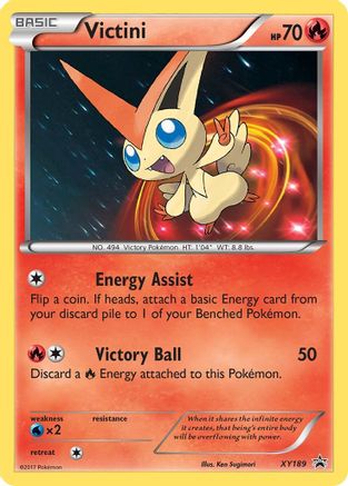 Victini XY189 - Holofoil XY Promos