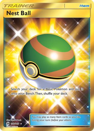 Nest Ball 158/149 - Holofoil SM Base Set