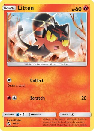 Litten SM08 - Holofoil SM Promos